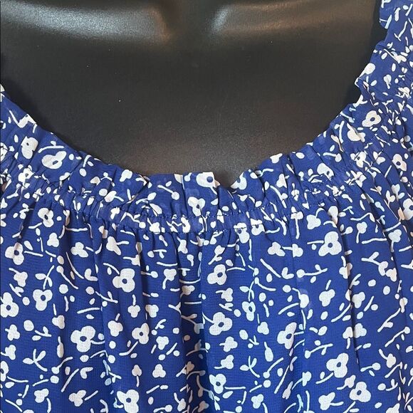 Jones New York Blue Floral Long Sleeve Blouse Women’s Size XL – NWT - Picture 3 of 6